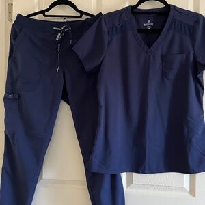 Navy Scrub Set